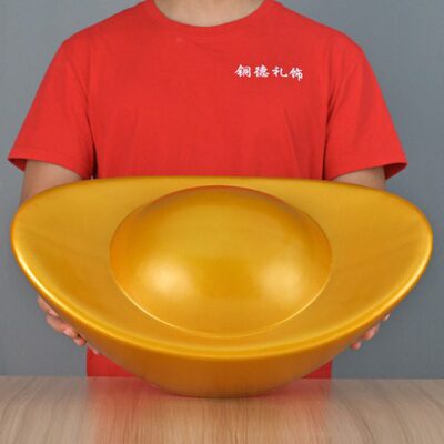 大金元摆件家居客厅玄关装酒柜装饰公司店铺乔迁开业送礼金元