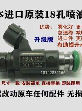 适用江淮瑞风S2/S3/S5 2.0T 瑞风M4/M3/M5瑞鹰宾悦喷油嘴18孔改装