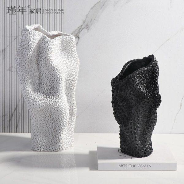 简约现代创意蜂巢花瓶摆件样板间客厅电视柜玄关家居装饰艺术花器,家居饰品,花瓶,淘宝优惠券,粉丝福利购,淘宝优惠卷