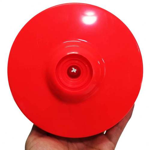 奥顺龙12.5毫米孔塑料大盘配件直径13厘米空竹大头可做陀螺发声盘