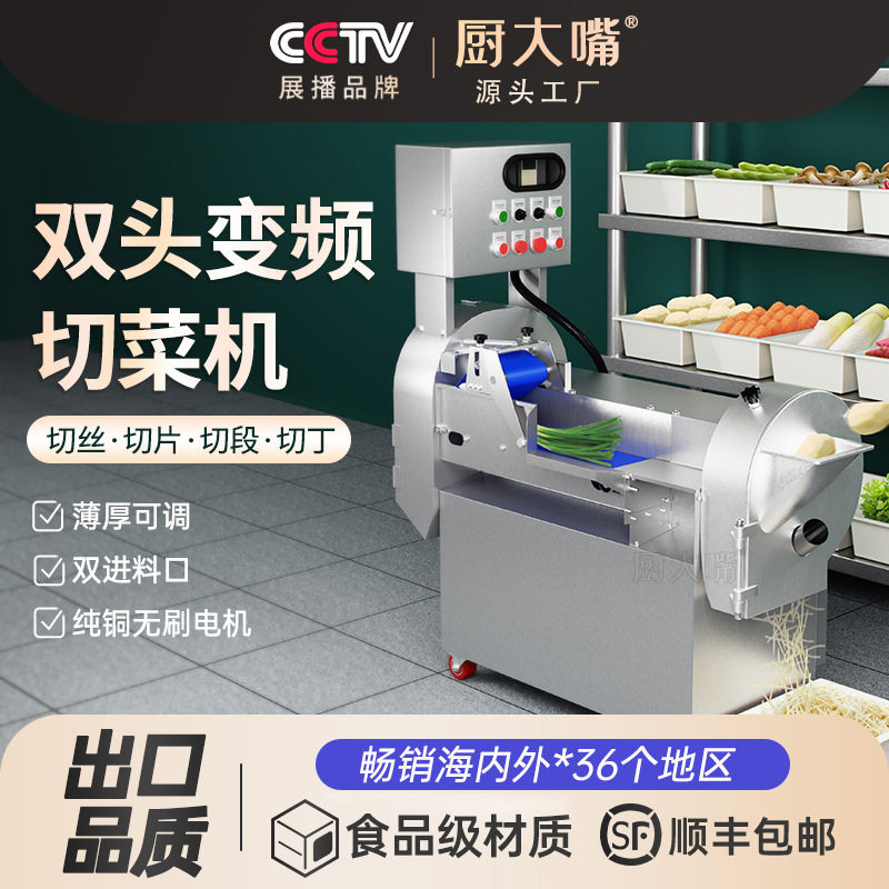 厨大嘴商用切菜机多功能食堂蔬菜切菜机全自动土豆切片切丝切丁机,清洗/食品/商业设备,切菜机,淘宝优惠券,粉丝福利购,淘宝优惠卷