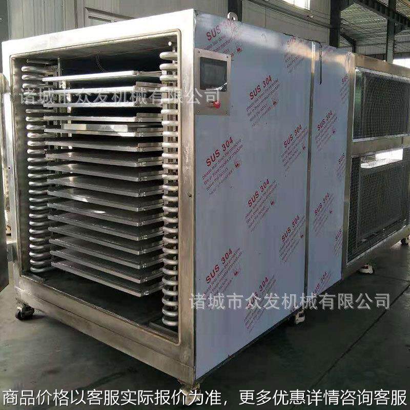 铁皮石斛冻干设备松茸药材真空冻干机莲藕片低温干燥机器