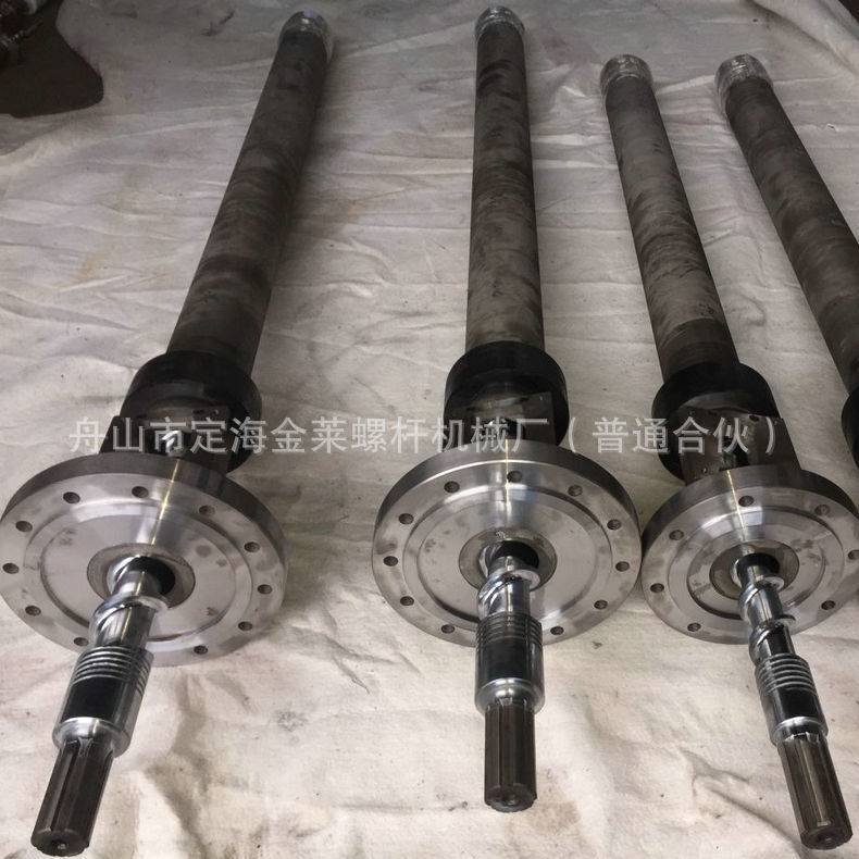 PE护套电线电缆挤出螺杆 电线电缆挤出机筒螺杆 双合金电线电缆挤