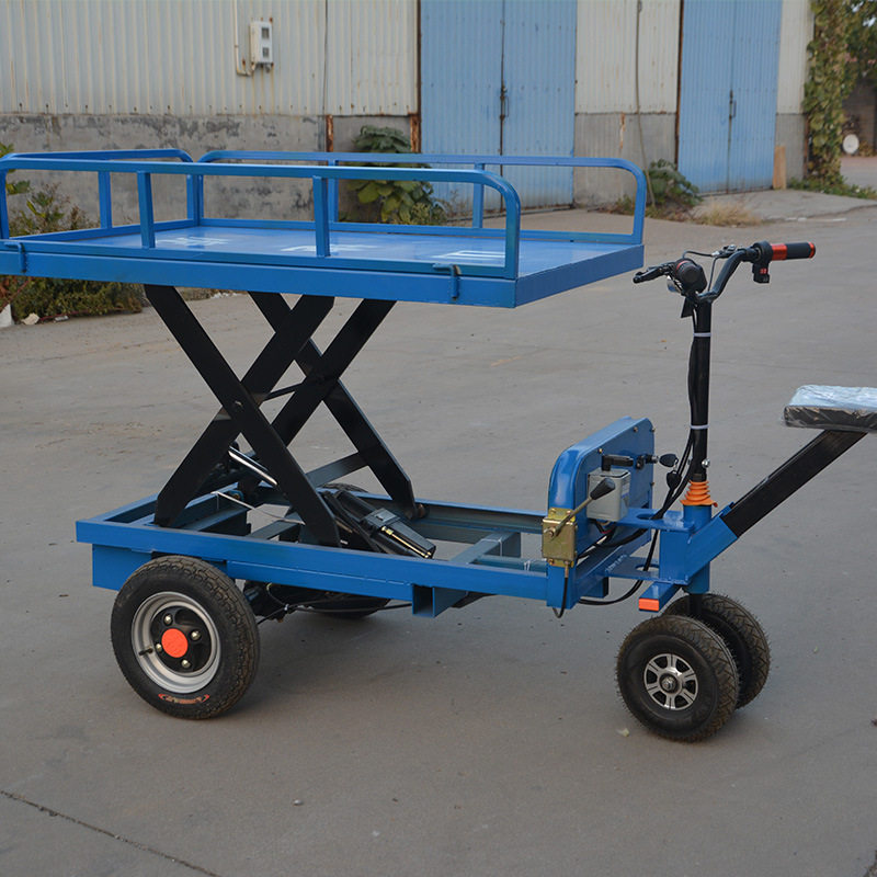 倒骑驴电动平板升降车小型平板搬运车载货周转车带座椅可加护栏,五金/工具,工具车/便携工具推车/平板工具车,淘宝优惠券,粉丝福利购,淘宝优惠卷