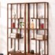 实木多宝阁仿古置物架窄原木古董架 新中式 红木家具 鸡翅木博古架