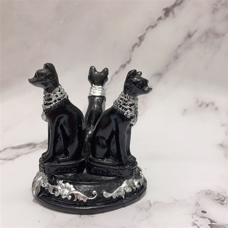 新款暗黑树脂圆底镶金边亮黑色大号中号小号水晶T球底座球托摆件