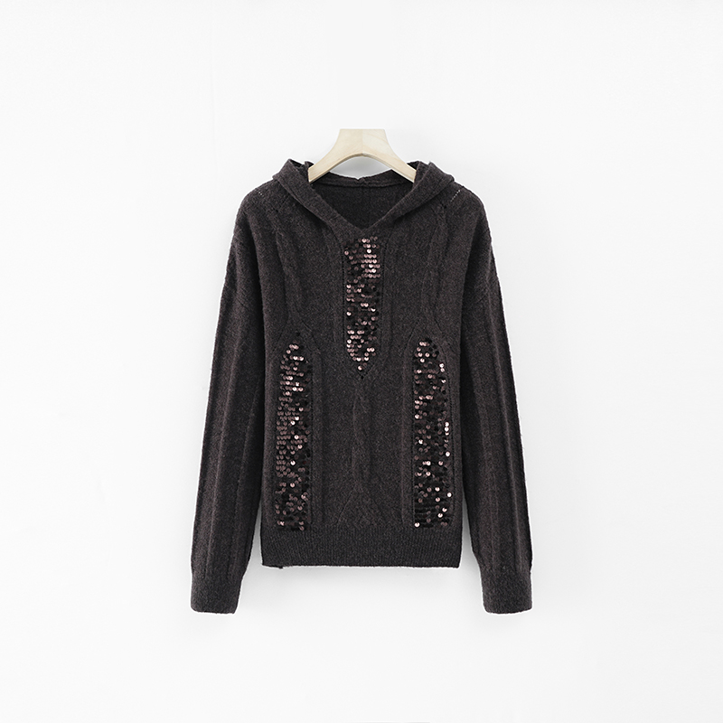 【甜甜粉丝专享】亮片款百搭毛针织衫WH-C949