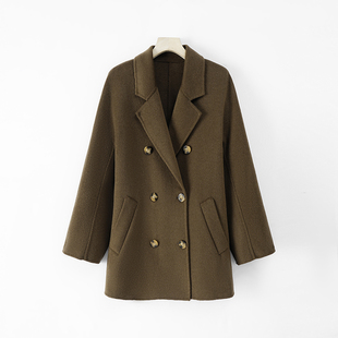 【甜甜粉丝专享】秋季时尚百搭休闲风通勤款毛呢外套WH-801