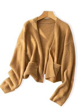 【甜甜粉丝专享】秋冬时尚单品毛针织开衫W23741FW