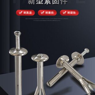 打入式壁虎敲钉膨胀螺丝内大全水泥墙铁不锈钢快速钉子6mm厘插片