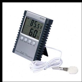 HC520高精度数显电子温湿度计 外置温度探头 室内外环境温湿度表