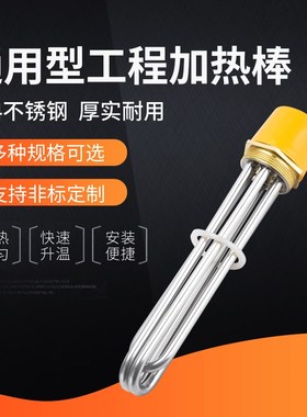 电加热管空气能锅炉DN4050工程水箱大功率电发热棒220V/380VZ/39K