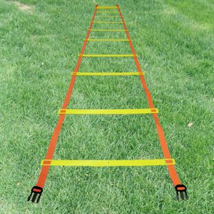 足球敏捷梯固定跳格梯能量梯软梯绳梯速度梯步伐训练梯训练器材