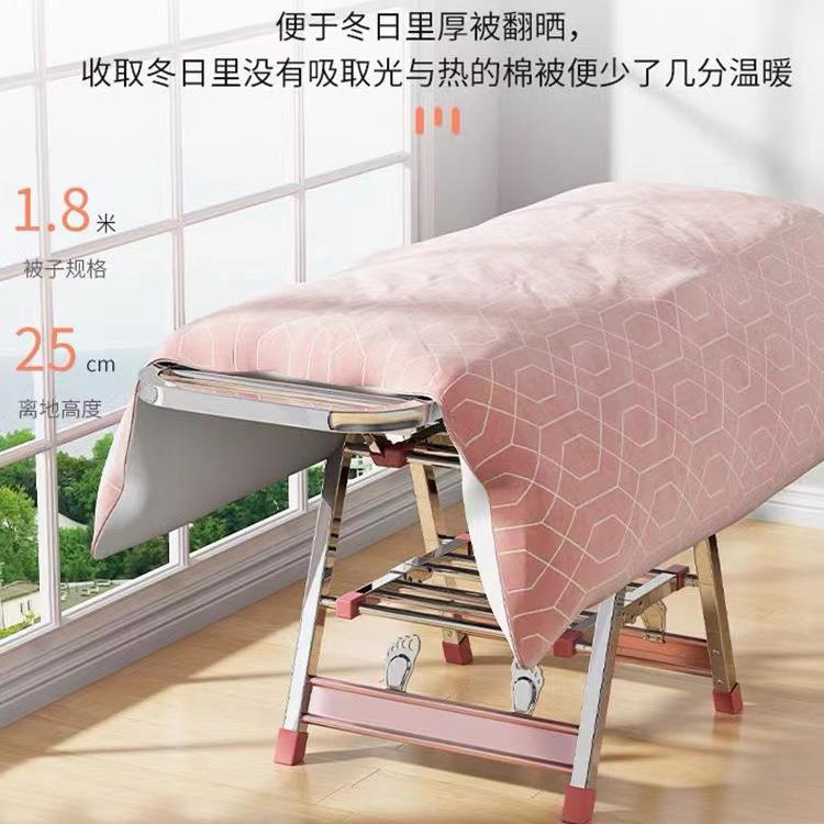 不锈钢落地晾衣架折叠室内晒衣架家用阳台婴儿凉衣架晒被子昌嘉勤