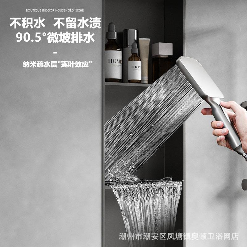 不锈钢满焊壁龛卫生间嵌入式置物架金属分层隔板浴室成品内嵌架子