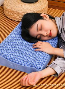 果胶枕头慢回弹TPE长方形单人枕凝胶枕