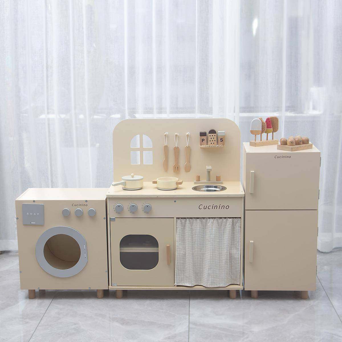 儿童过家家木质厨房仿真厨具男女孩做饭煮饭木制幼儿园游乐场玩具,畜牧/养殖物资,畜牧/养殖器械,淘宝优惠券,粉丝福利购,淘宝优惠卷