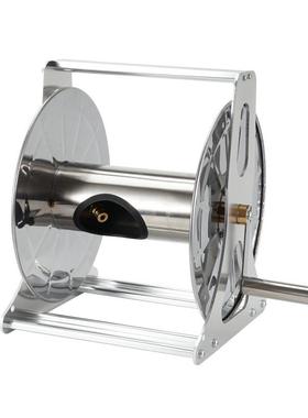 不锈钢大号水管车洗车水枪水管收纳架花园浇花软管卷收纳车