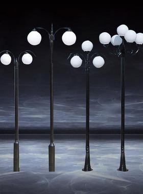 庭院灯户外仿古3米景观灯led公园小区防水复古中式灯笼太阳能路灯