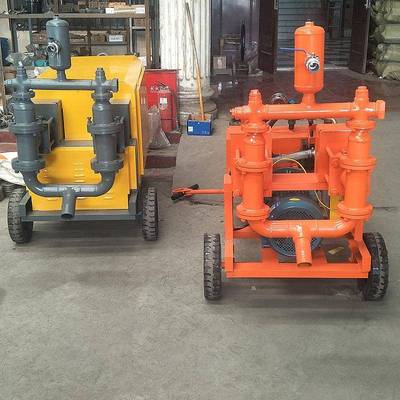 SJ200型液压砂浆泵地基锚杆高压水泥砂浆灌浆机M30双缸砂浆注浆机