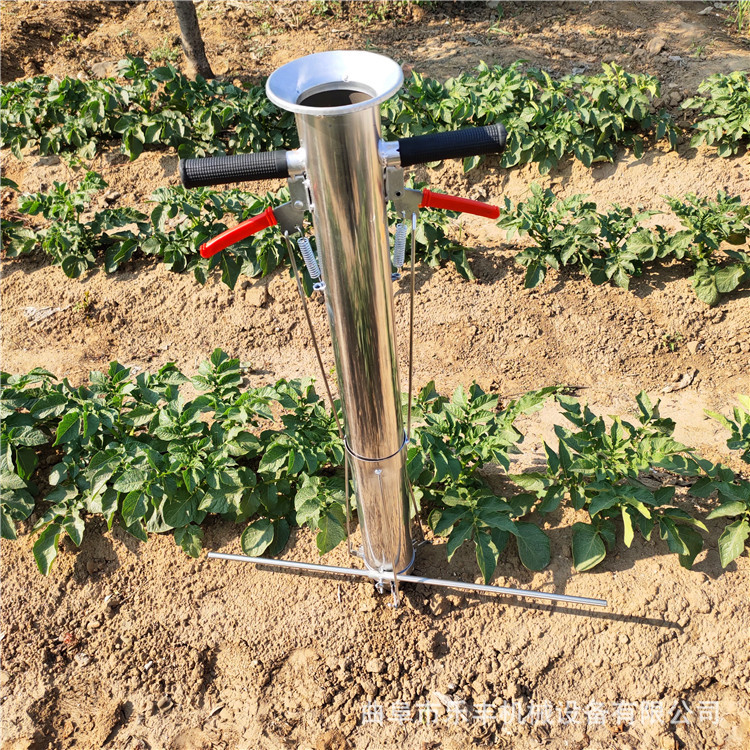 农用不锈钢菜苗移栽器 多功能蔬菜栽苗器  西瓜栽苗机