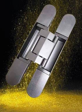 包邮150*25三维可调暗铰链锌合金合页暗藏式门铰隐形门合页G40