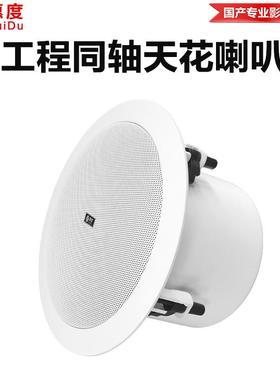 惠度（HuiDu）公共广播RS-508H专业带后盖天花喇叭会议室吸顶音响