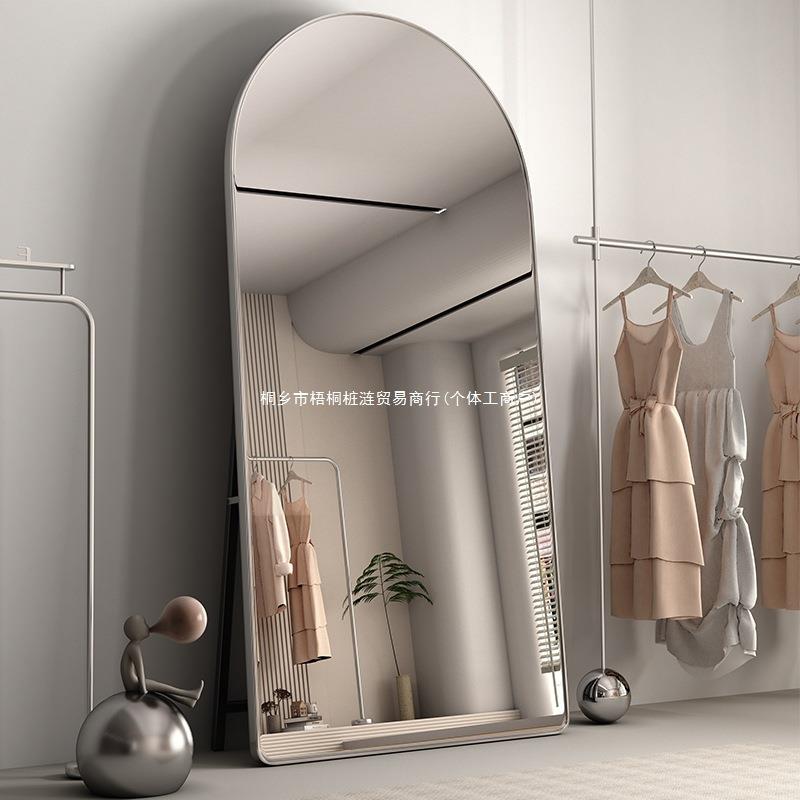 服装店试衣镜显瘦全身美颜超白穿衣镜子女装店专用拱形家用