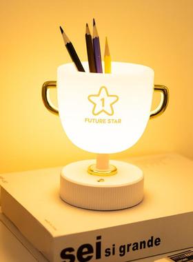 LED小夜灯USB婴儿喂奶起夜卧室睡眠充电护眼台灯定时遥控床头柜