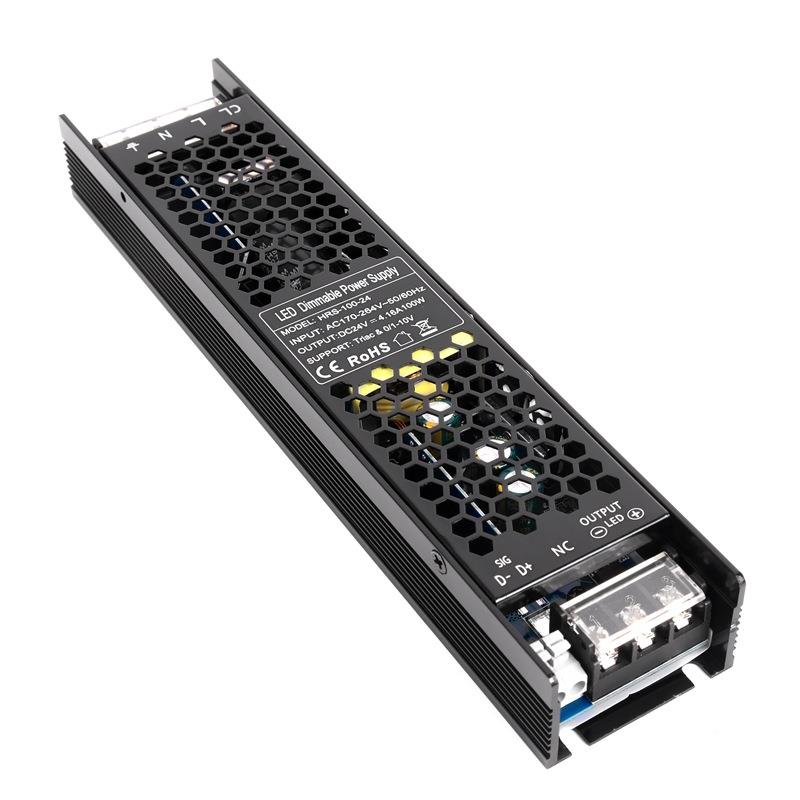 HRS调光电源0-10V调光电源24V100W可控硅灯带灯条调光电源