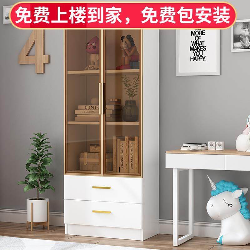 5V简易书架落地客厅带玻璃门书柜组合储物柜置物架实木收纳儿童学,畜牧/养殖物资,畜牧/养殖器械,淘宝优惠券,粉丝福利购,淘宝优惠卷