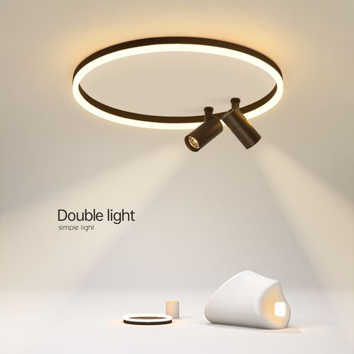 创意卧室灯led吸顶灯大气圆形客厅灯简约现代中山餐厅灯个性灯具