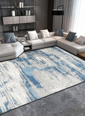 地毯客厅沙发茶几垫北欧极简高级房间卧室地毯家用灰色地毯大面积