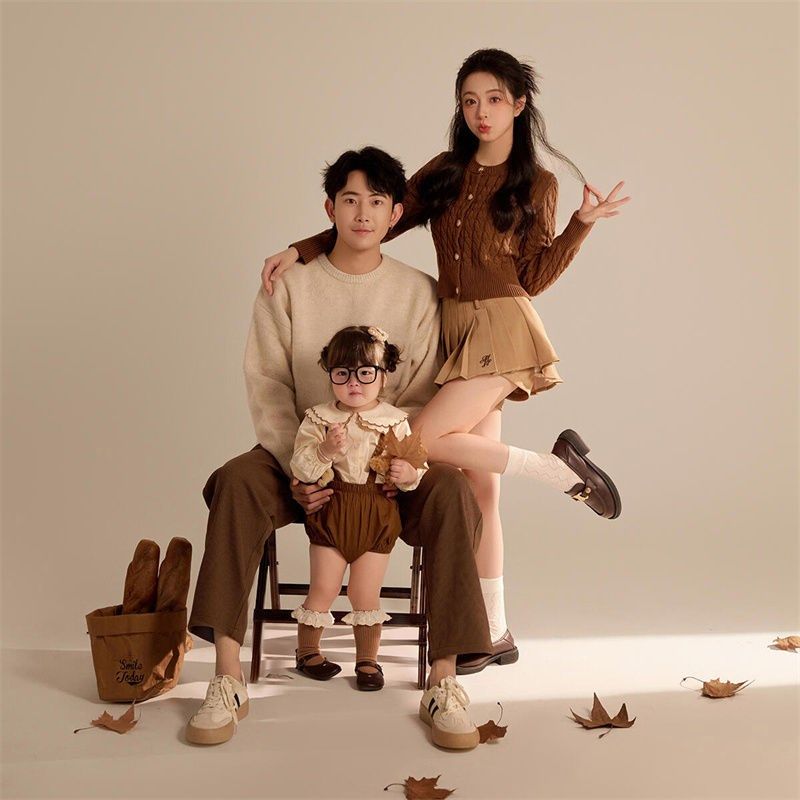 全家福摄影服装家庭装学院风三口亲子装影楼拍照2岁亲子摄影套装,孕妇装/孕产妇用品/营养,影楼服装,淘宝优惠券,粉丝福利购,淘宝优惠卷