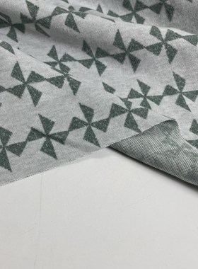 F119春季线织风车花针织布头柔软垂坠弹性连衣裙上衣旗袍服装面料