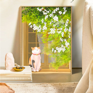 猫肥家润钻石画满钻客厅小件玄关点贴砖2023新款餐厅手工5d