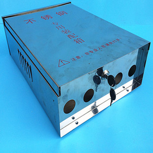 不锈钢防水箱监控电源防水盒交换机光端机箱子/5 8口网络交换机箱