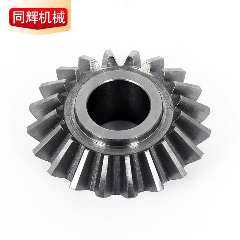厂家供应侧向推k进器弧锥齿轮精度螺旋伞齿轮带轴花键伞齿轮