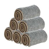 加厚平板拖把长方形单卖拖布强吸水超细纤维吸附头发地拖通用抹布