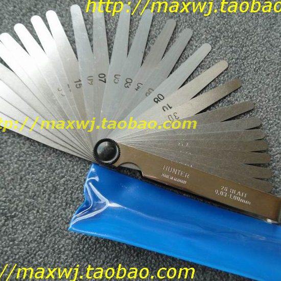 德国进口气门间隙尺厚薄规塞尺 26片0.03-1.0mm