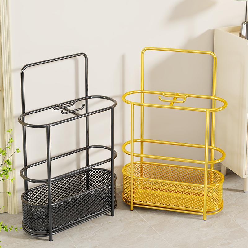 雨伞架铁艺挂放伞架雨伞沥水架家用门口雨伞收纳S架入户门放伞神