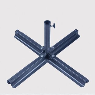 太阳伞摆摊伞固定十字便携折叠底座户外遮阳伞广告伞金属撑伞支架