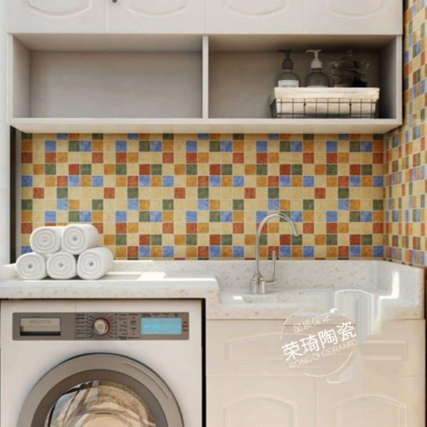 仿古复古彩色陶瓷马赛克水池鱼池卫生间防滑墙地瓷砖户外阳台天花,家装主材,马赛克,淘宝优惠券,粉丝福利购,淘宝优惠卷