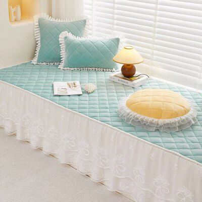 公主风网红飘窗垫窗台垫四季通用阳台垫子毯2023新款海绵坐垫定制