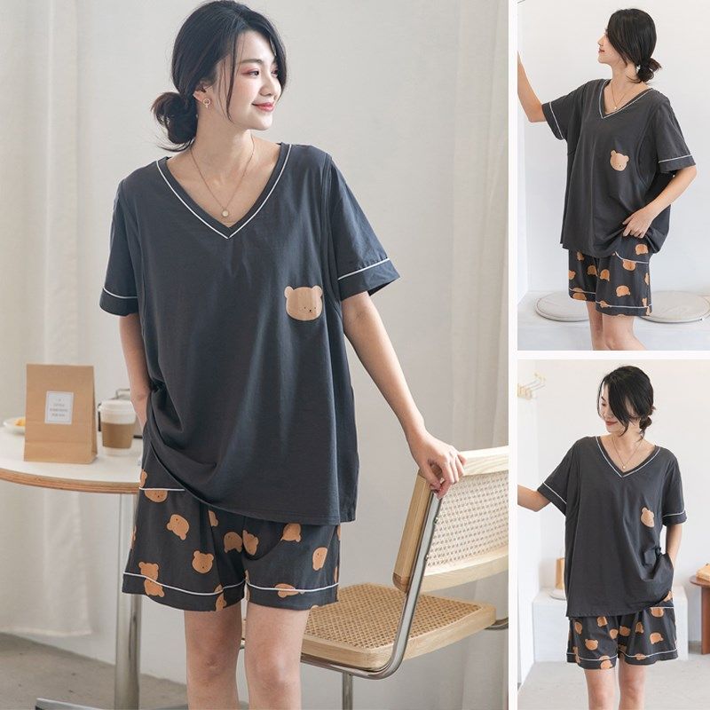 月子服短袖夏季薄款纯棉哺乳家居服产后喂奶200斤怀孕期孕妇睡衣,孕妇装/孕产妇用品/营养,家居服套装,淘宝优惠券,粉丝福利购,淘宝优惠卷