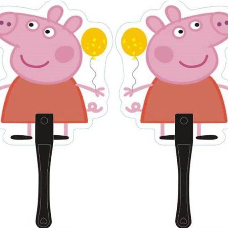 广告扇定做pp宣传扇招生卡通塑料扇定I制扇子订制广告折扇团扇定