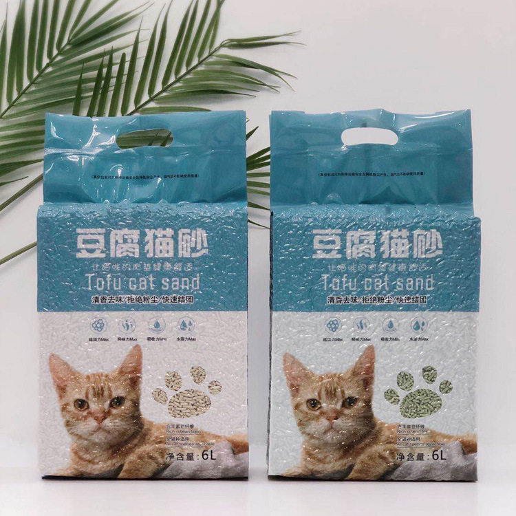 无尘豆腐猫砂 快速结团吸附异味 原味绿茶活性炭水蜜桃四色可选