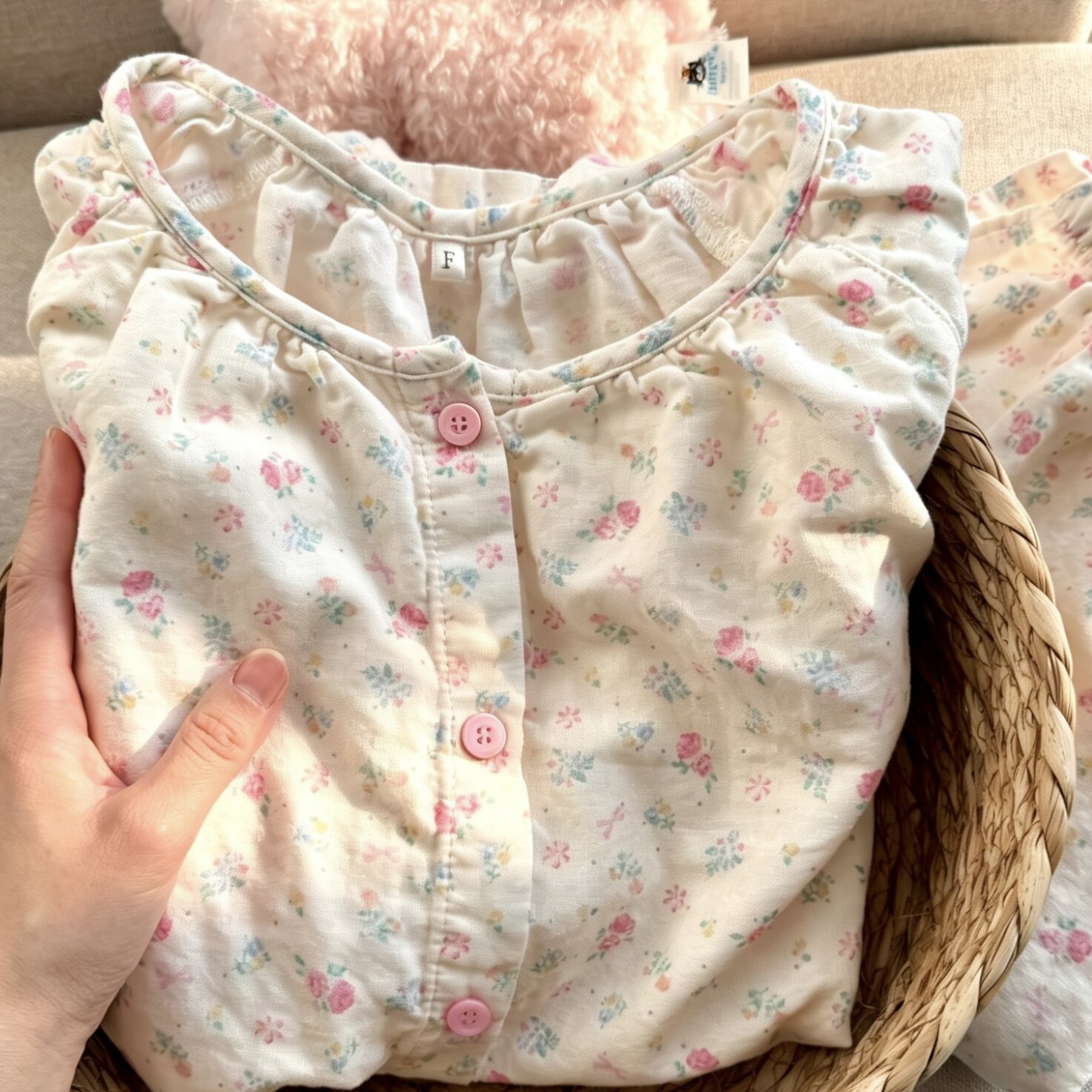 圆领娃娃领~长袖长裤A类全棉双层纱睡衣套头家居服亲肤透气柔软