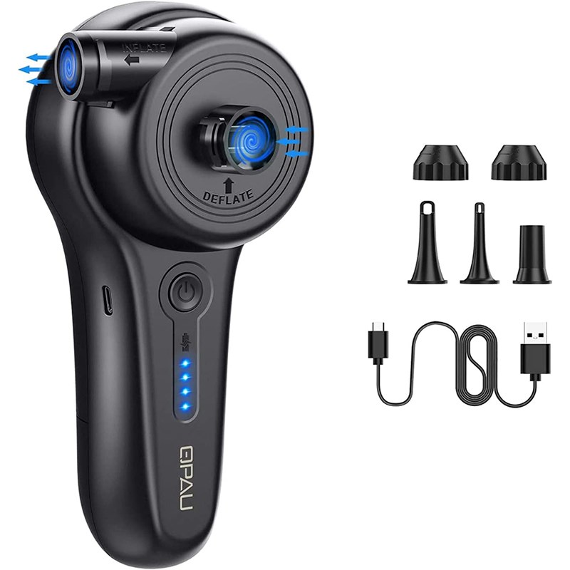 真的方便!露营神器!出老美电动气泵可充电便携式空气床垫泵