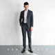 职业装 脊椎动物男装 西装 商务灰色套装 英伦风基础两件套西服 韩版